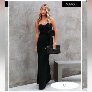 Black Strapless Formal Dress size M